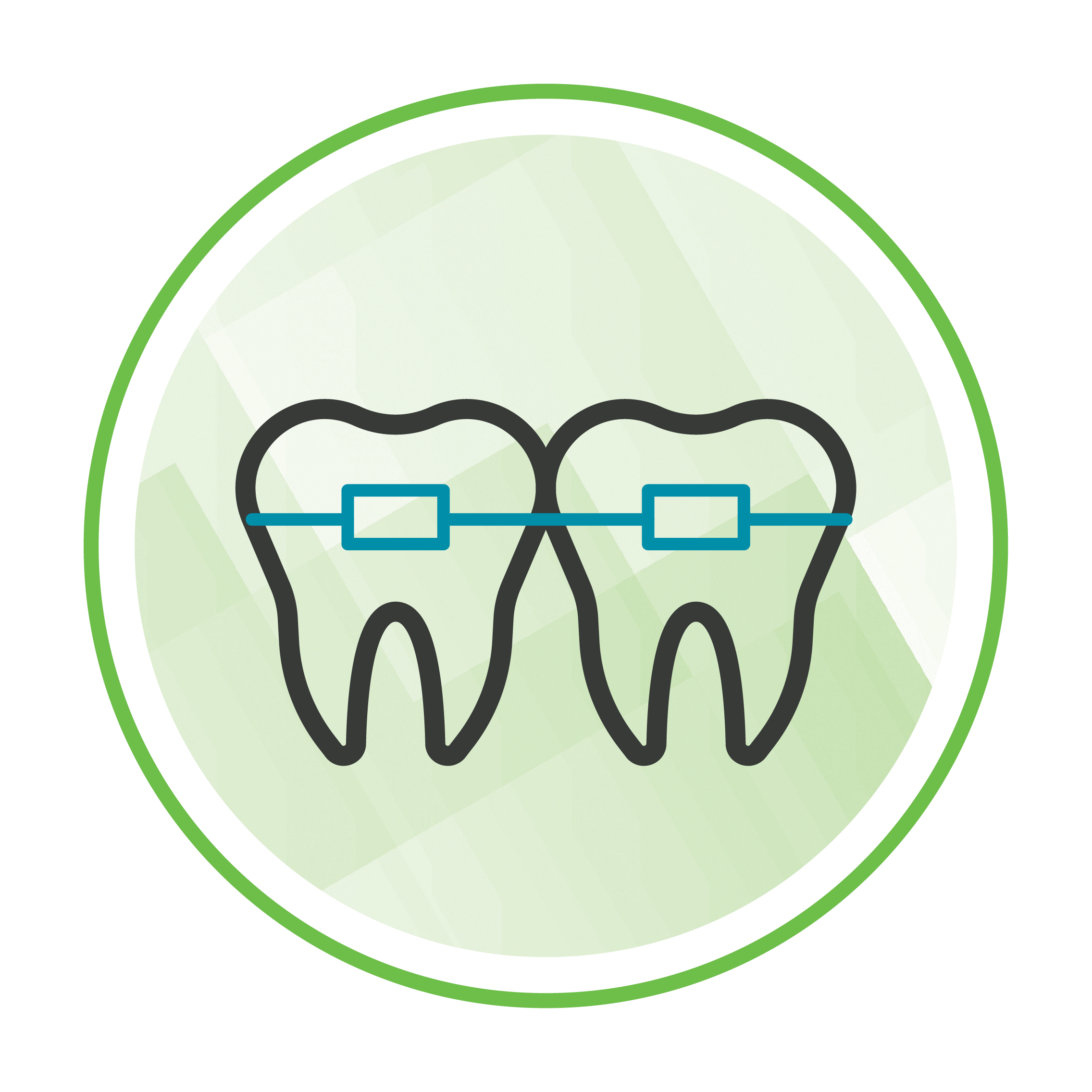 Braces icon representing expert, top-rated orthodontic treatment at Kohrs Orthodontics in Colorado