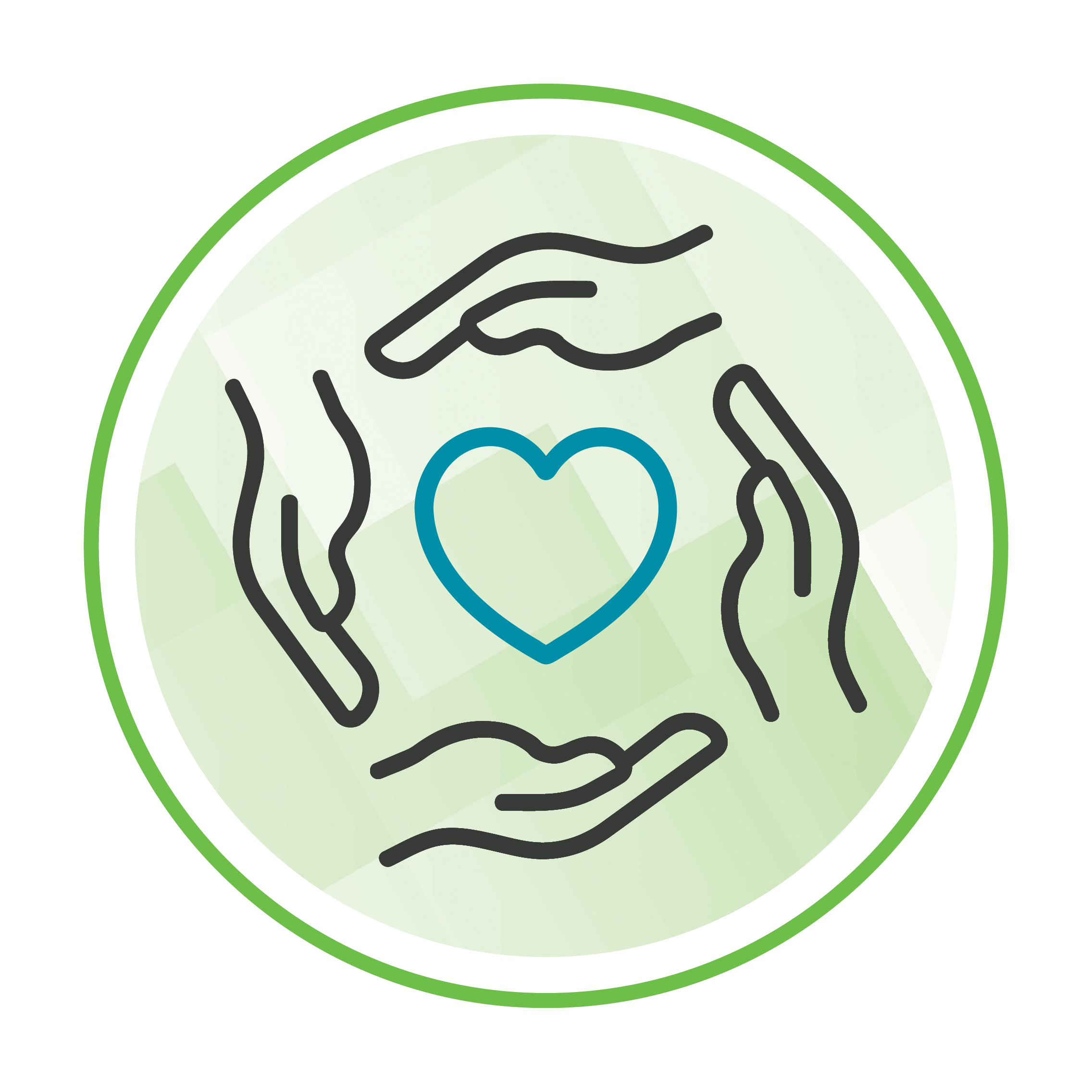 Welcoming atmosphere icon representing the friendly, patient-centered environment at Kohrs Orthodontics in Colorad